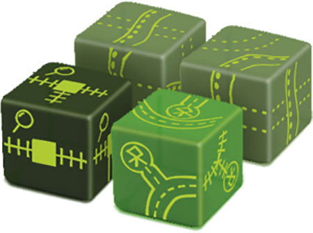 Railroad Ink - Challenge - Eldritch Würfelerweiterung