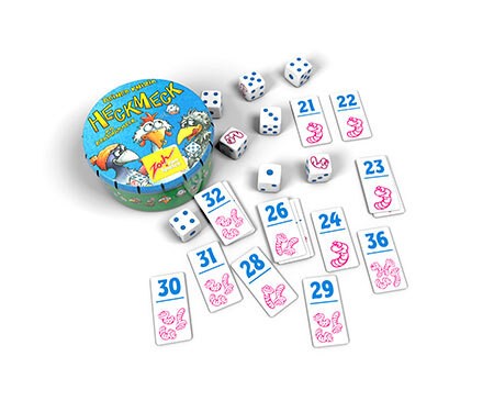 Mini-Heckmeck in der Metalldose (Reisespiel)