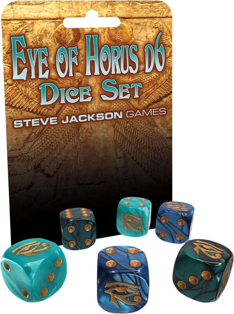 Steve Jackson Games Eye of Horus D6 Würfel Set
