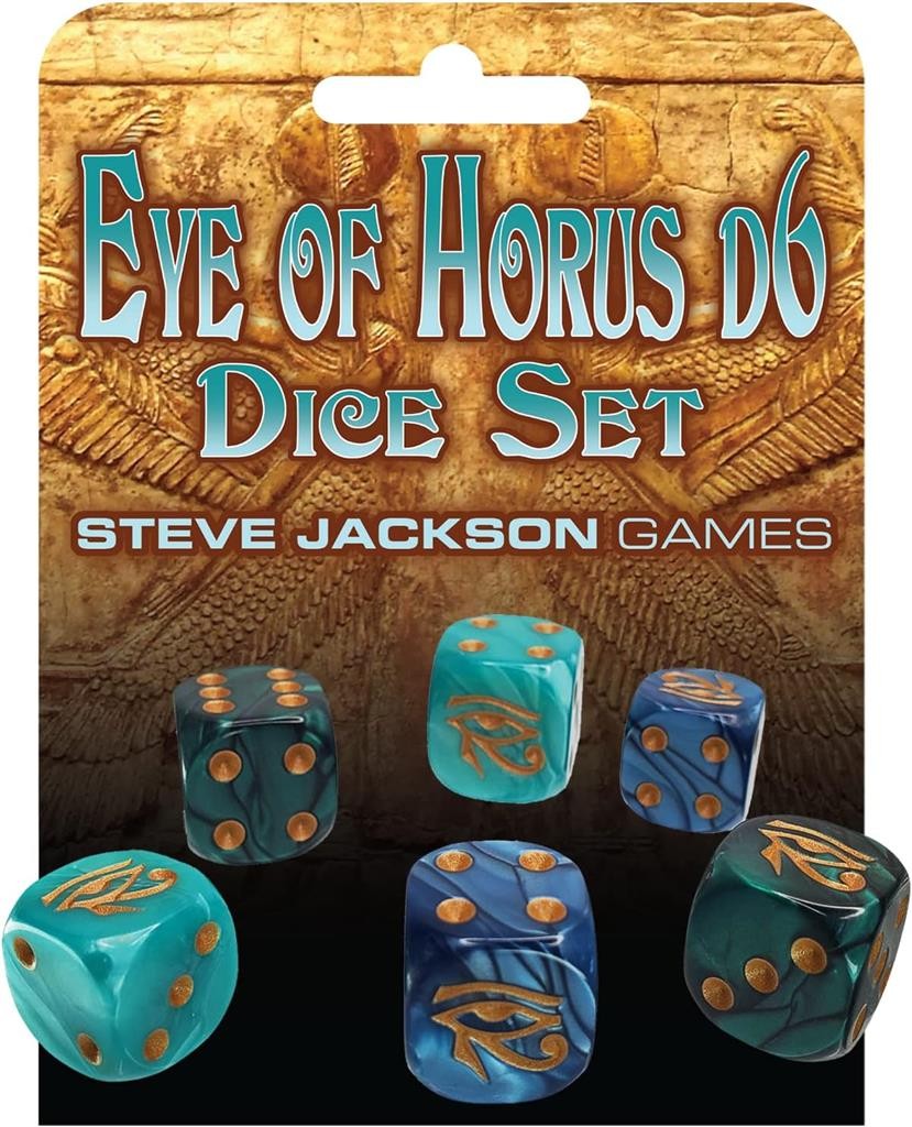 Steve Jackson Games Eye of Horus D6 Würfel Set