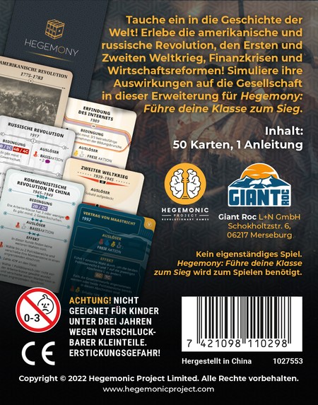 Hegemony - Historische Ereignisse Erweiterung - DE