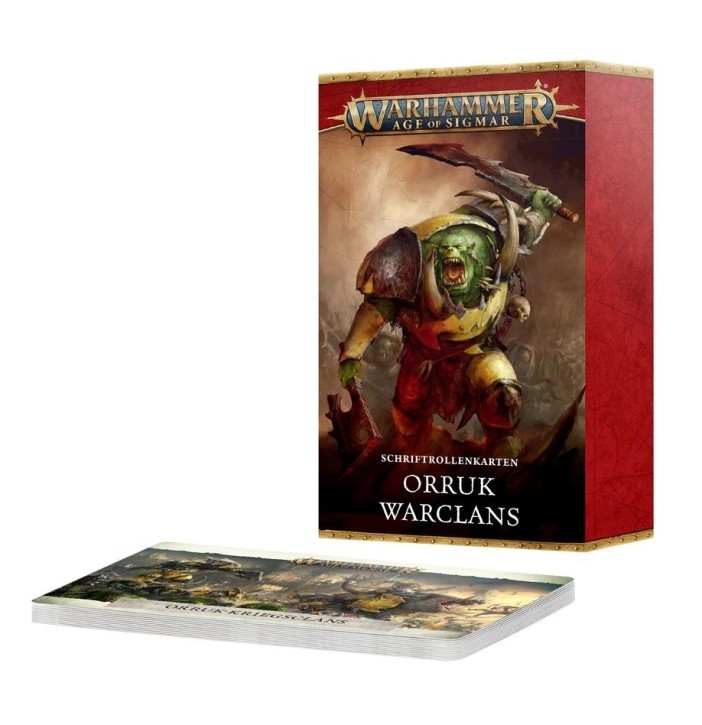 AOS: Schriftrollenkarten: Orruk Warclans - DE