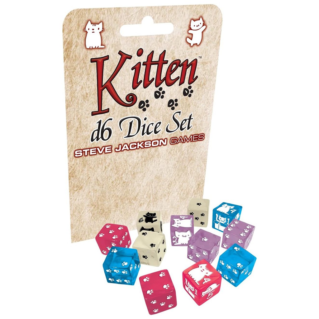 Steve Jackson Games Kitten D6 Würfel Set