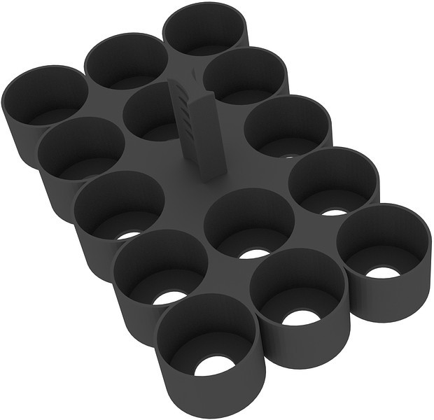 Feldherr Farbhalter für 4l Really Useful Boxes - 14 Citadel Farbtöpfchen (18 ml / 24 ml)