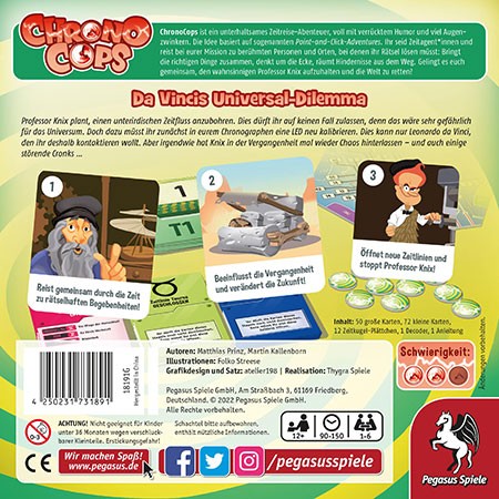 CHRONOCOPS: Da Vincis Universal-Dilemma - DE