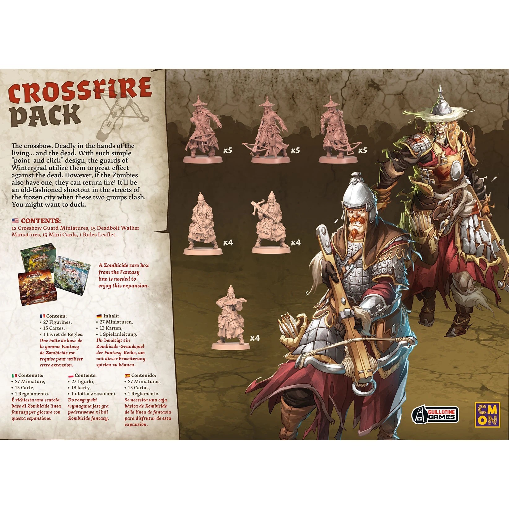 Zombicide: White Death: Crossfire Pack - DE