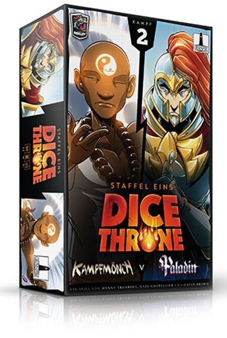 Dice Throne: Kampfmönch vs. Paladin - DE
