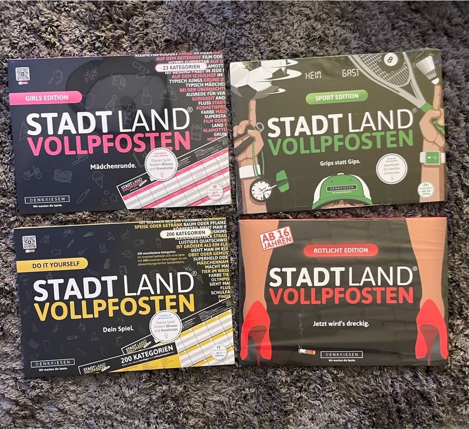 Stadt Land Vollpfosten Das Brettspiel -Rotlicht Erweiterung – "Jetzt wird's dreckig."