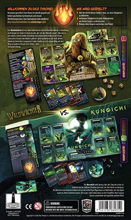 Dice Throne: Waldwächter vs. Kunoichi - DE