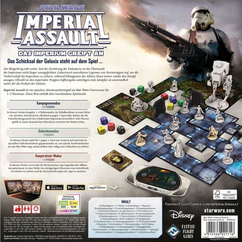 Star Wars Imperial Assault: Das Imperium Greift An - DE