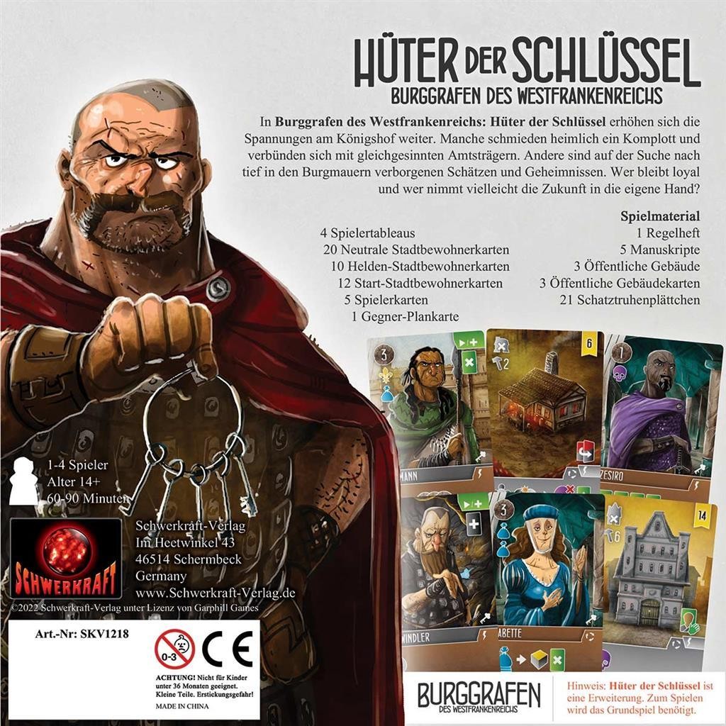 BURGGRAFEN DES WESTFRANKENREICHS: Hüter der Schlüssel - DE