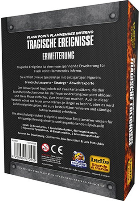 Flash Point - Tragische Ereignisse Erweiterung