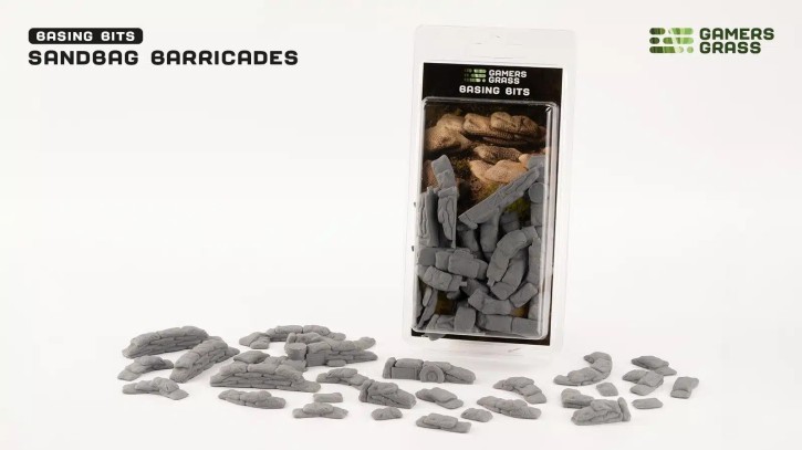 Gamersgrass: Basing Bits - Sandbag Barricades