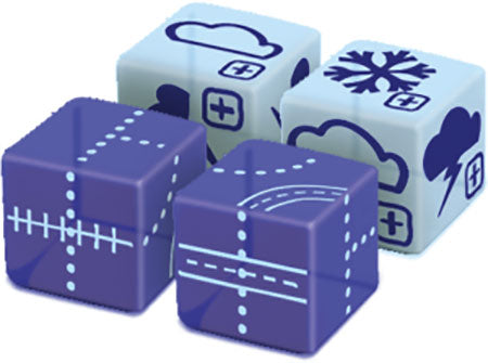 Railroad Ink - Challenge - Wolken Würfelerweiterung