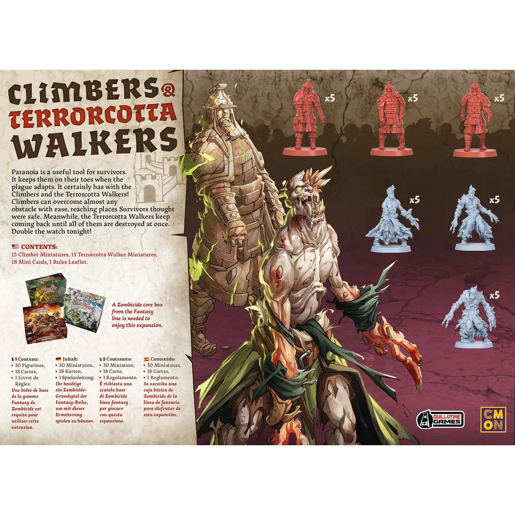 Zombicide: White Death: Climbers & Terrorcotta Walkers - DE