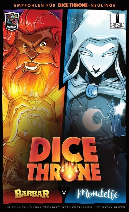 Dice Throne: Barbar vs. Mondelfe - DE