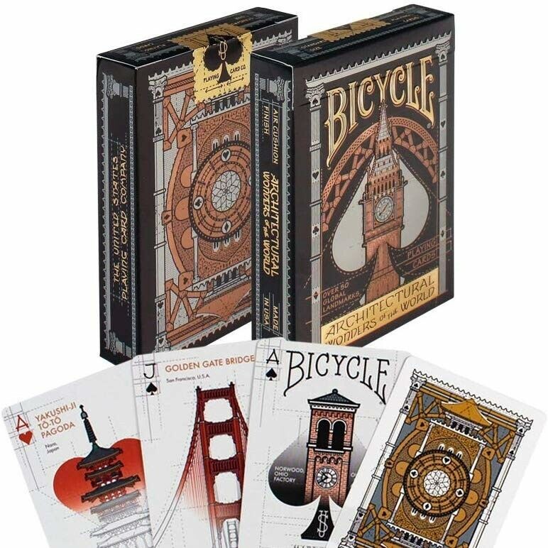 Bicycle Architectural Wonders of the World Spielkarten