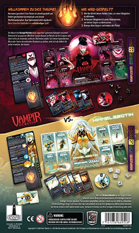 Dice Throne: Himmelsbotin vs. Vampirfürstin - de