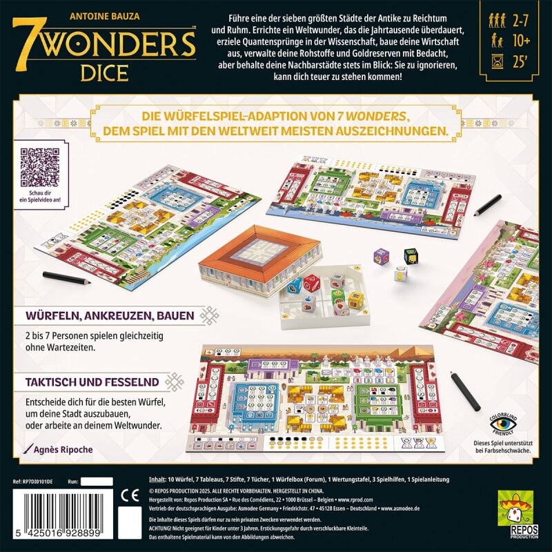 7 Wonders Dice - DE