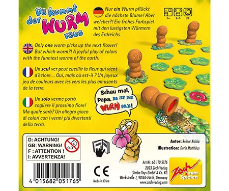 Da kommt der Wurm raus