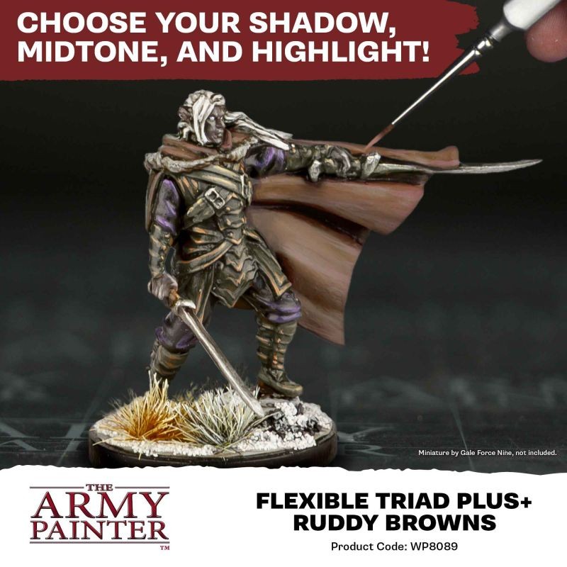 Army Painter – Ruddy Browns Flexible Triad Plus