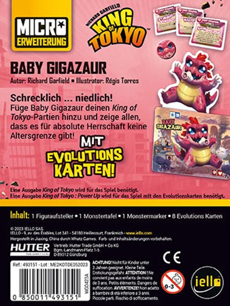 King of Tokyo - Baby Gigazaur Micro Erweiterung - DE