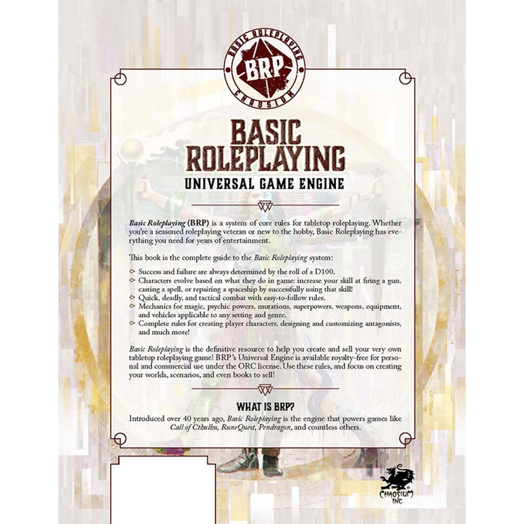 Basic Roleplaying Core Book HC - EN