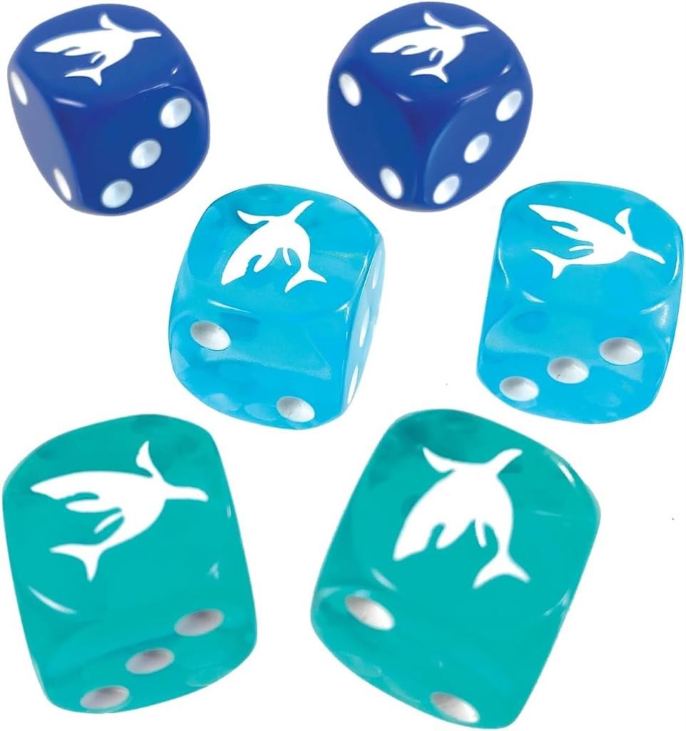 Steve Jackson Games Shark D6 Würfel Set