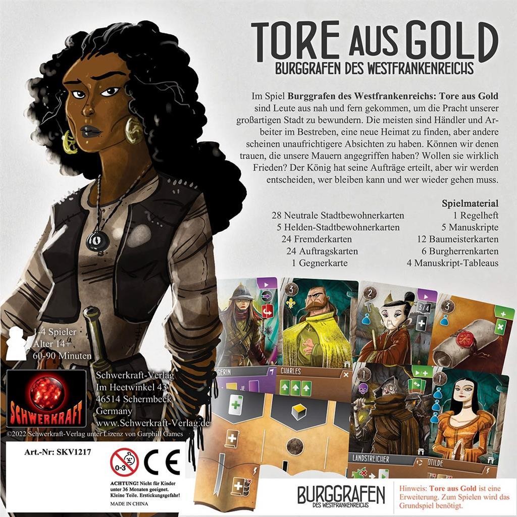 BURGGRAFEN DES WESTFRANKENREICHS: Tore aus Gold - DE