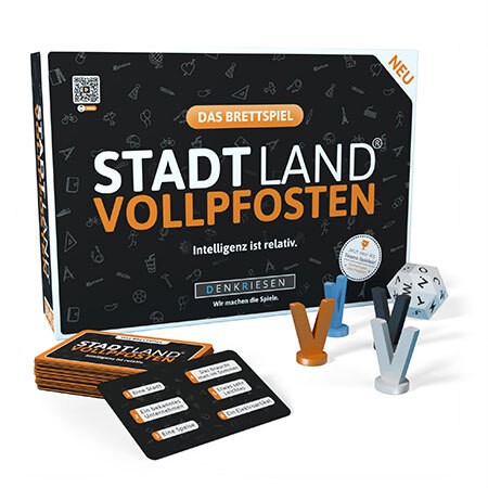 STADT-LAND VOLLPFOSTEN – Das Brettspiel: Intelligenz ist relativ