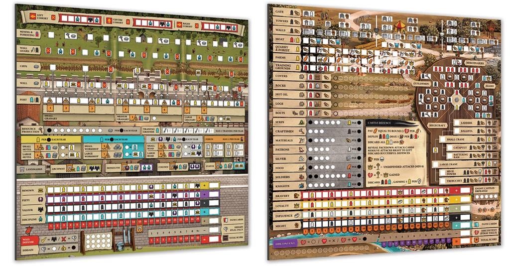 Hadrians Wall and The Anarchy Dry Erase Boards - EN