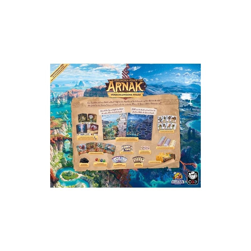 Verlorenen Ruinen Von Arnak: Verschlungene Pfade - DE