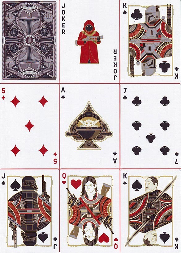 Mandalorian Star Wars Spielkarten Theory11