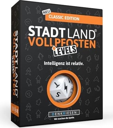 Stadt Land Vollpfosten Levels - Classic Edition – "Intelligenz ist relativ."
