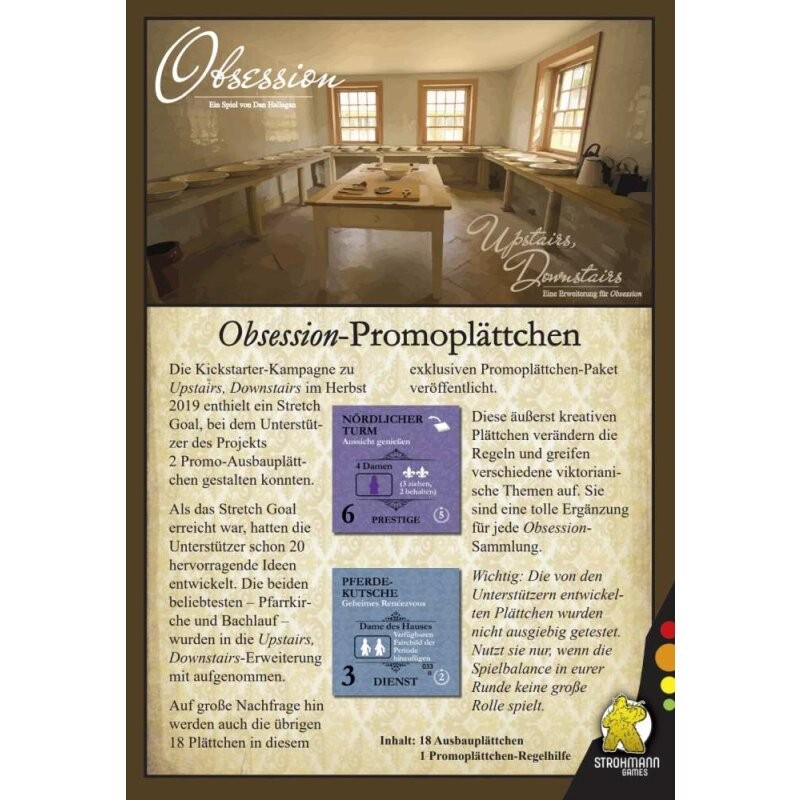 Obsession - Promoplättchen - DE