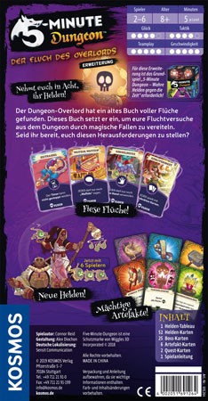 5-Minute Dungeon - Der Fluch des Overlords Erweiterung