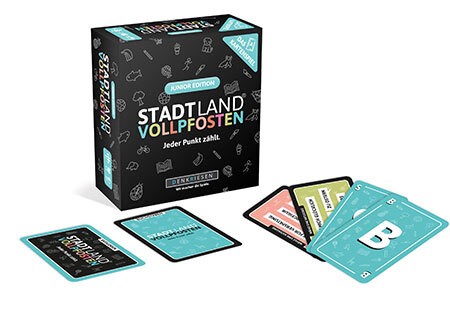 Stadt Land Vollpfosten - Das Kartenspiel – Junior Edition