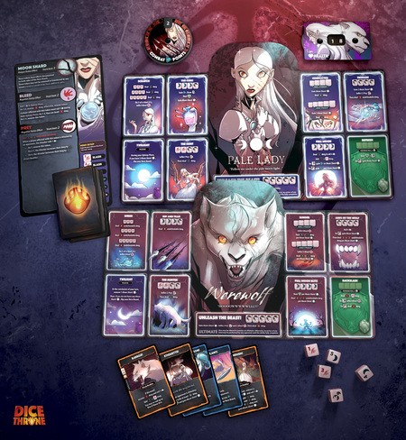 Dice Throne Outcasts: Bleiche Dame vs. Kopfloser Reiter - DE