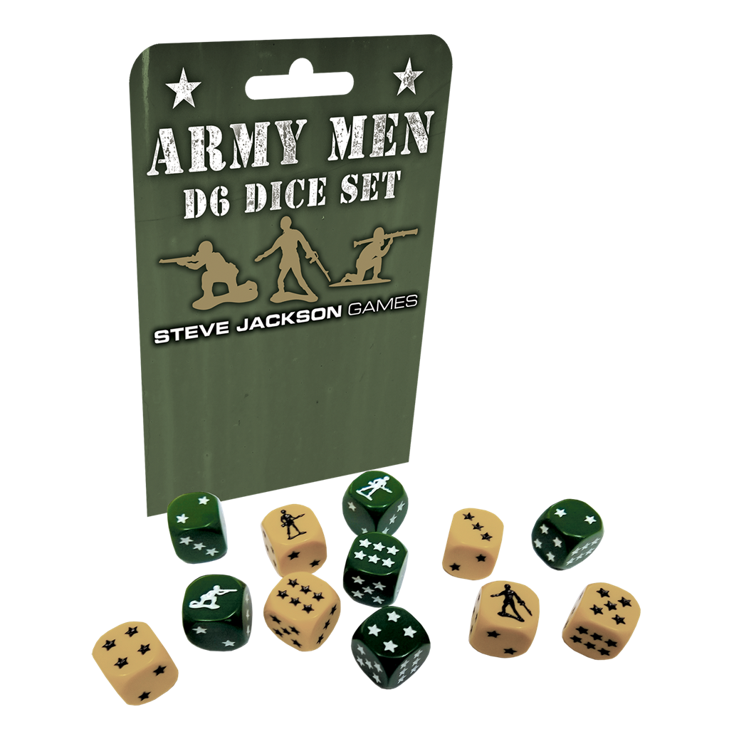 Steve Jackson Games Army Men D6 Würfel Set