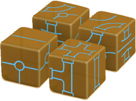 Railroad Ink - Challenge - U-Bahn Würfelerweiterung