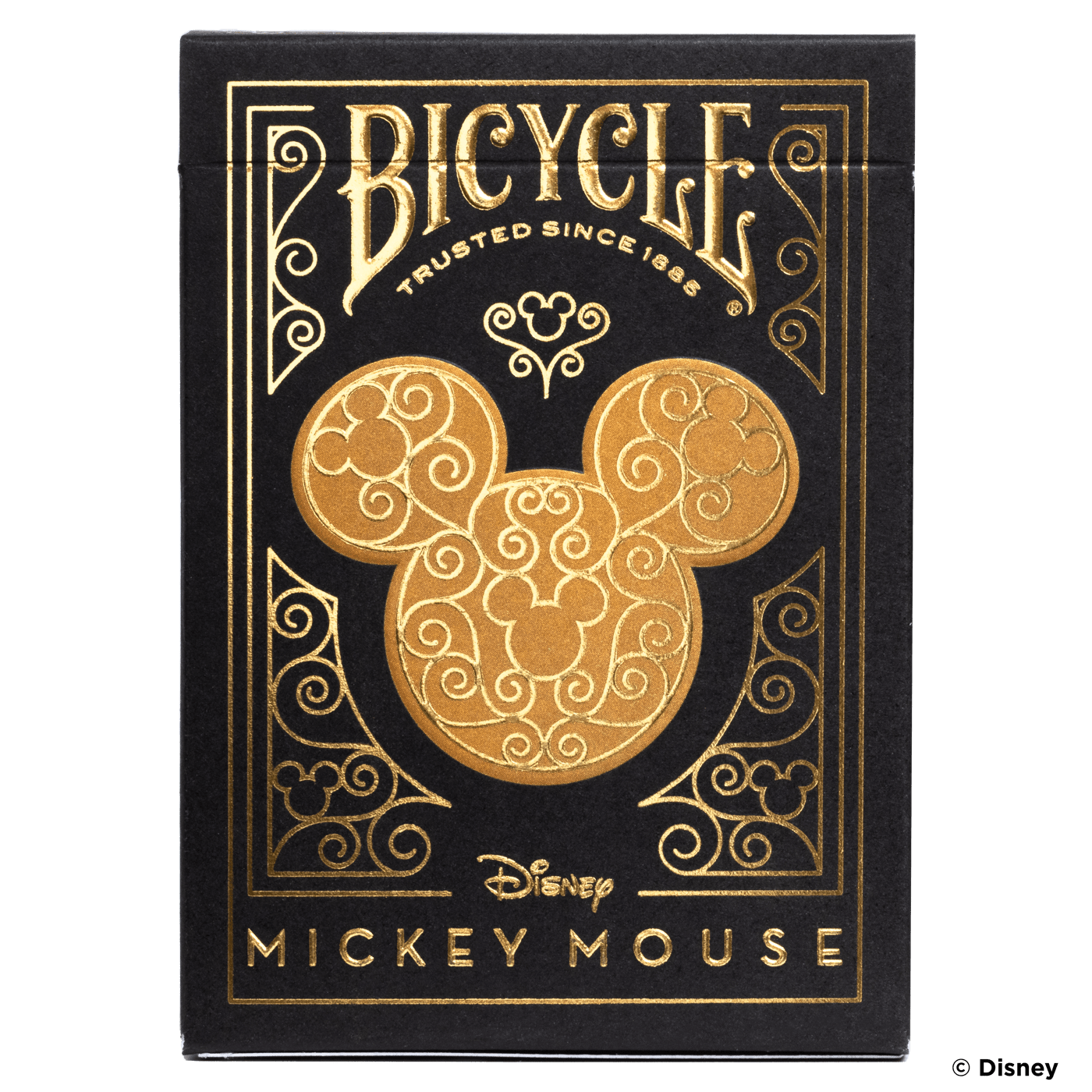 BICYCLE DISNEY MICKEY MOUSE BLACK & GOLD SPIELKARTEN