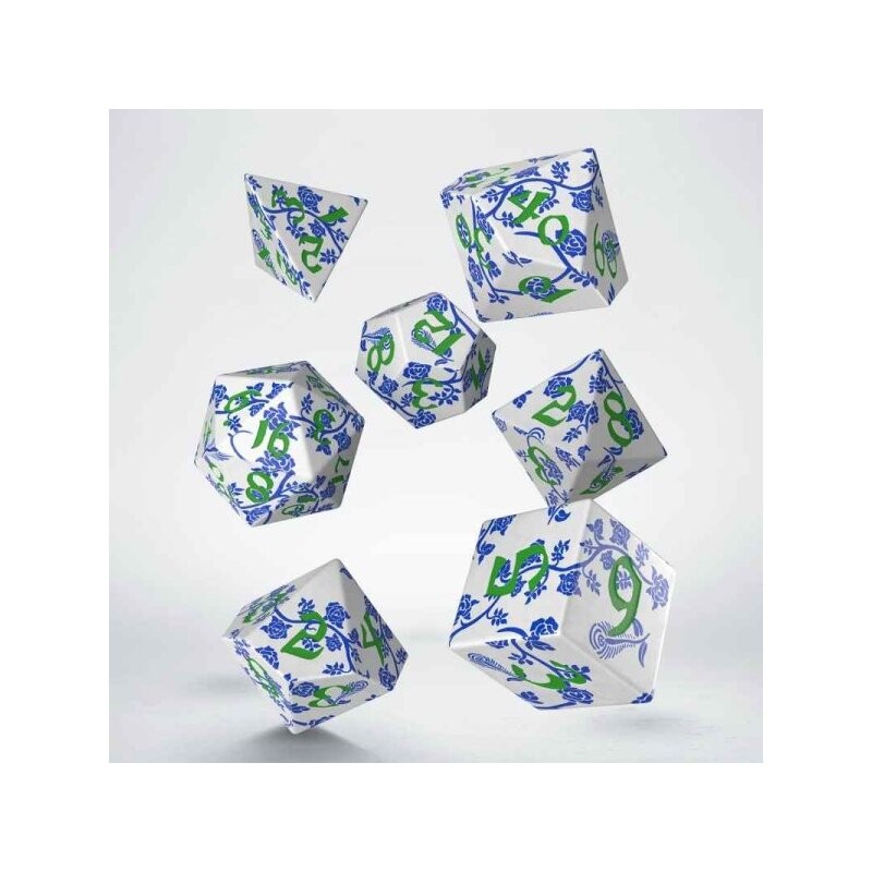 Full Art Dice Set: Porcelain