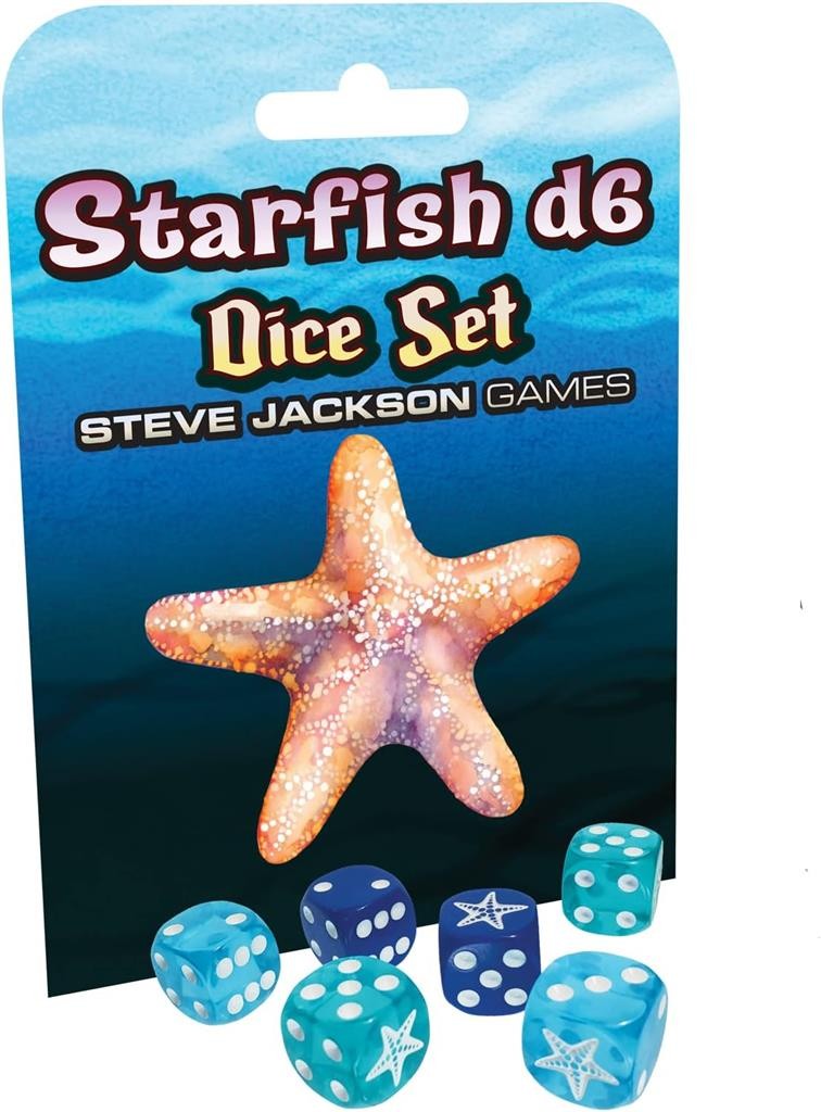 Steve Jackson Games Starfish D6 Würfel Set