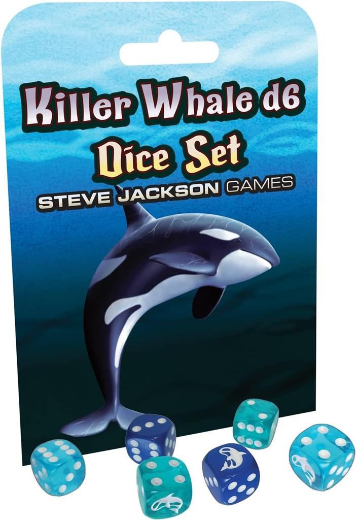 Steve Jackson Games Killer Whale D6 Würfel Set