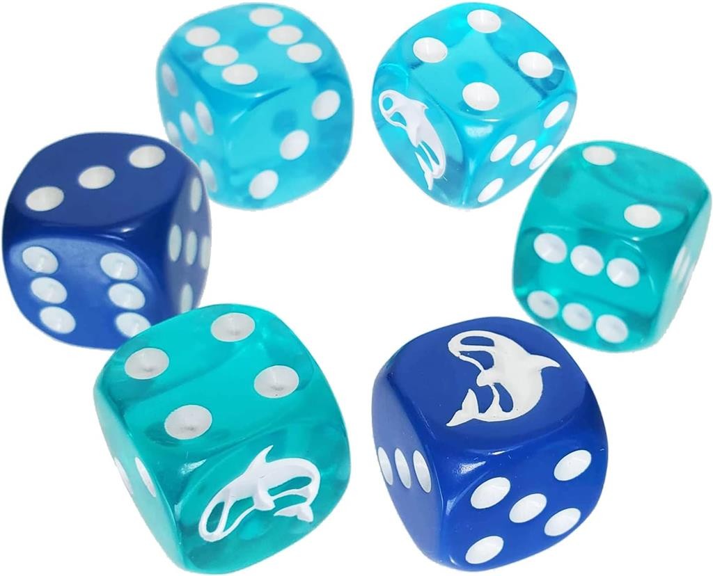 Steve Jackson Games Killer Whale D6 Würfel Set
