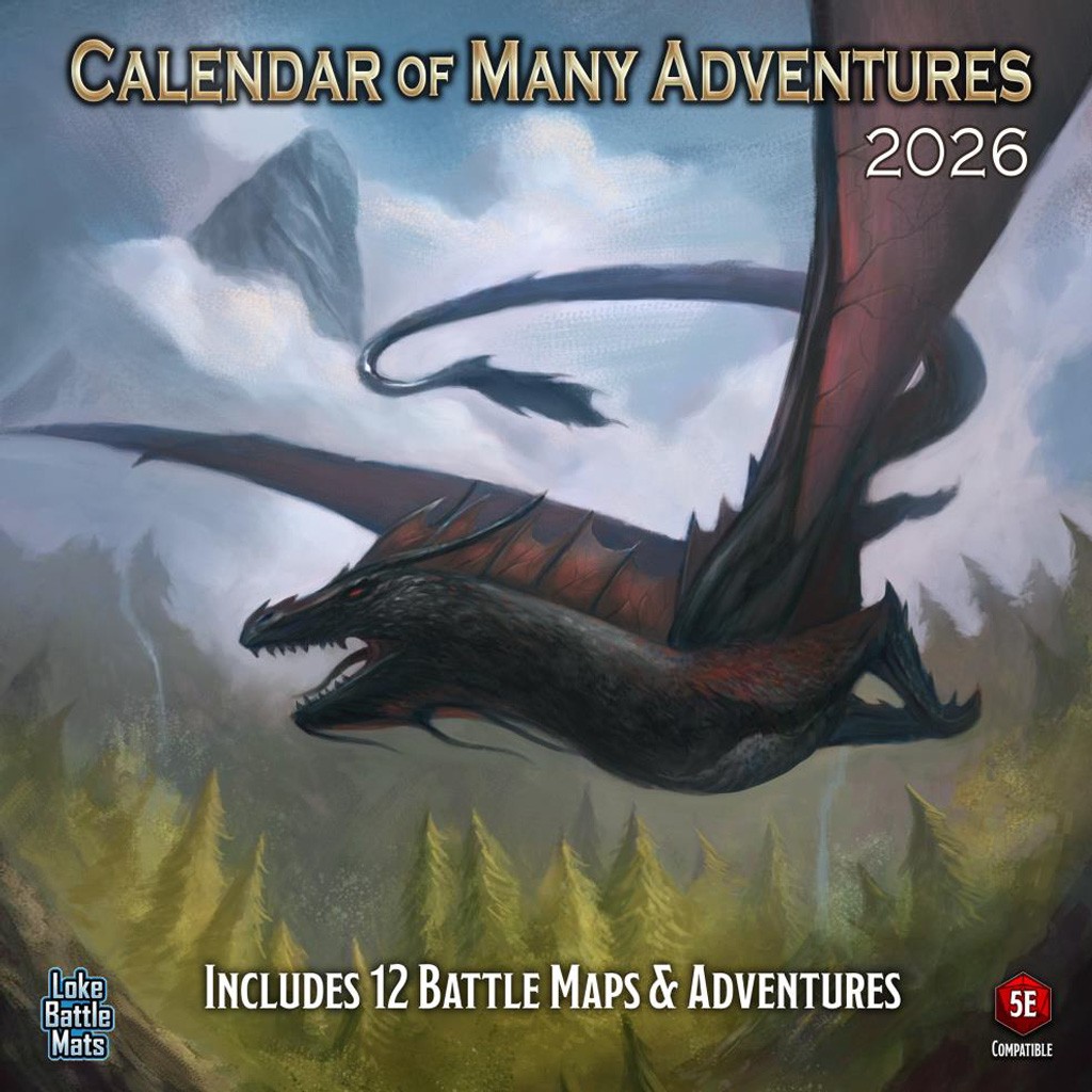 Calendar Of Many Adventures 2026 - EN