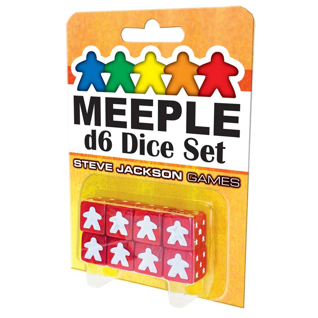 Steve Jackson Games Meeple D6 Würfel Set Rot