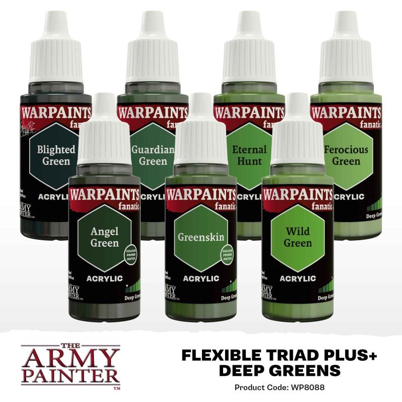 Army Painter – Deep Greens Flexible Triad Plus