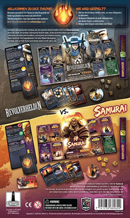 Dice Throne: Revolverheldin vs. Samurai - DE