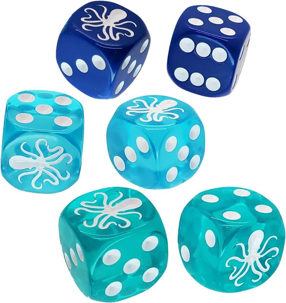 Steve Jackson Games Octopus D6 Würfel Set